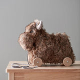 Houten trekspeeltje Eland