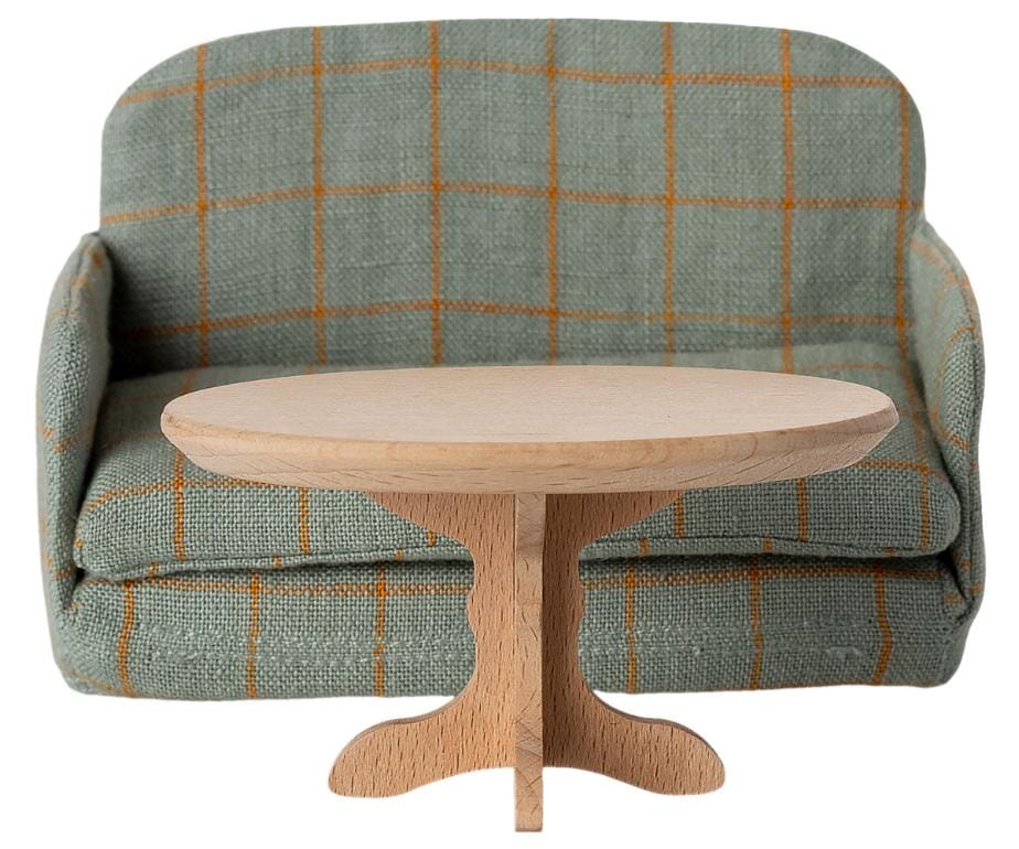 Ovalen koffietafel voor muizen