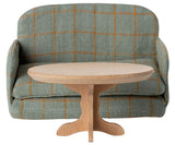 Ovalen koffietafel voor muizen