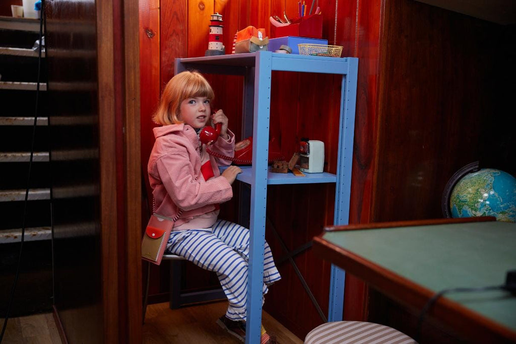 Pennenzak - Wonders Lifebuoy orange + Shark grey