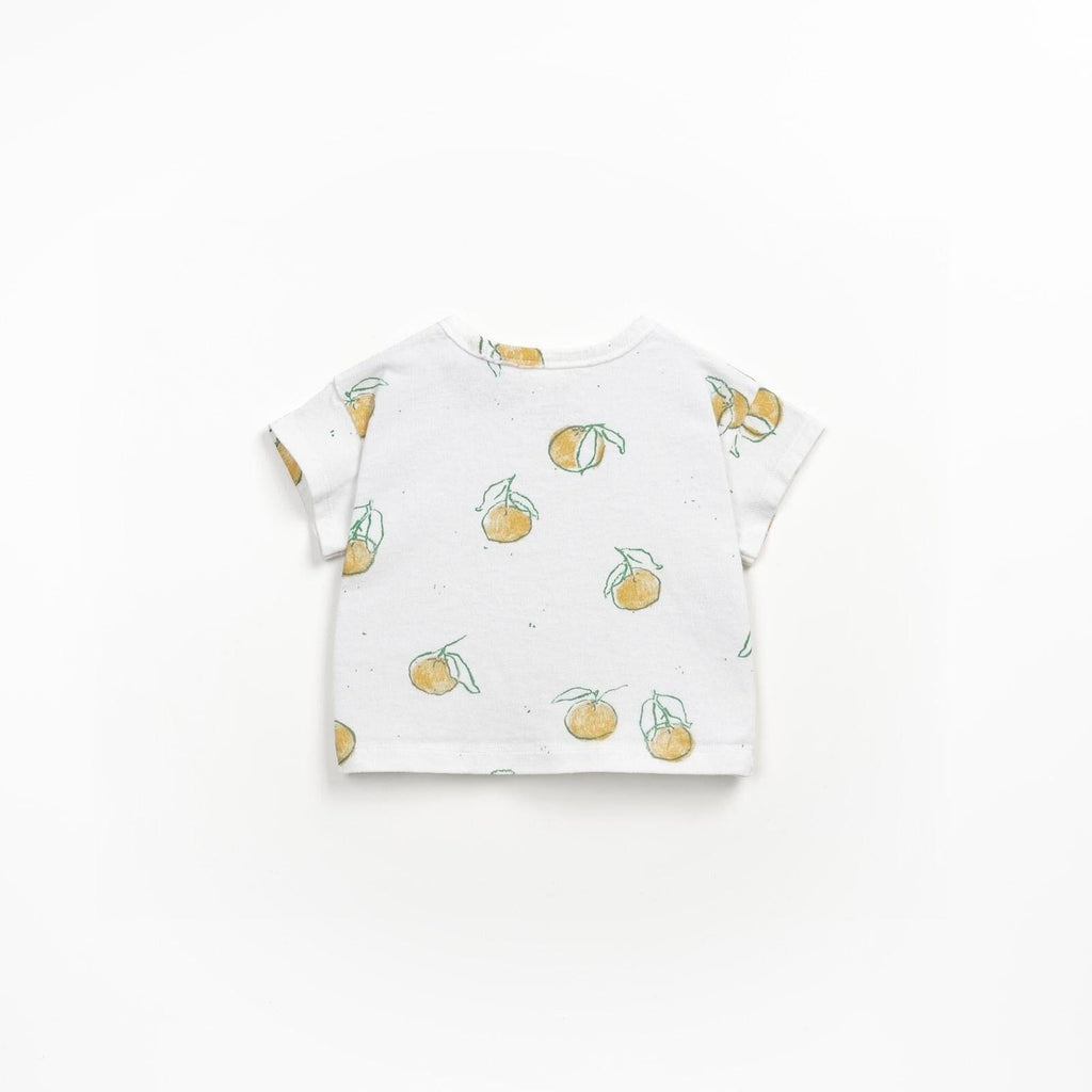 T-shirt met fruitprint - Shapes