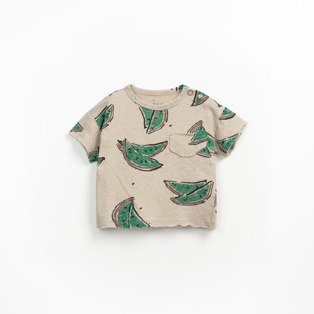 T-shirt met fruitprint - Pottery