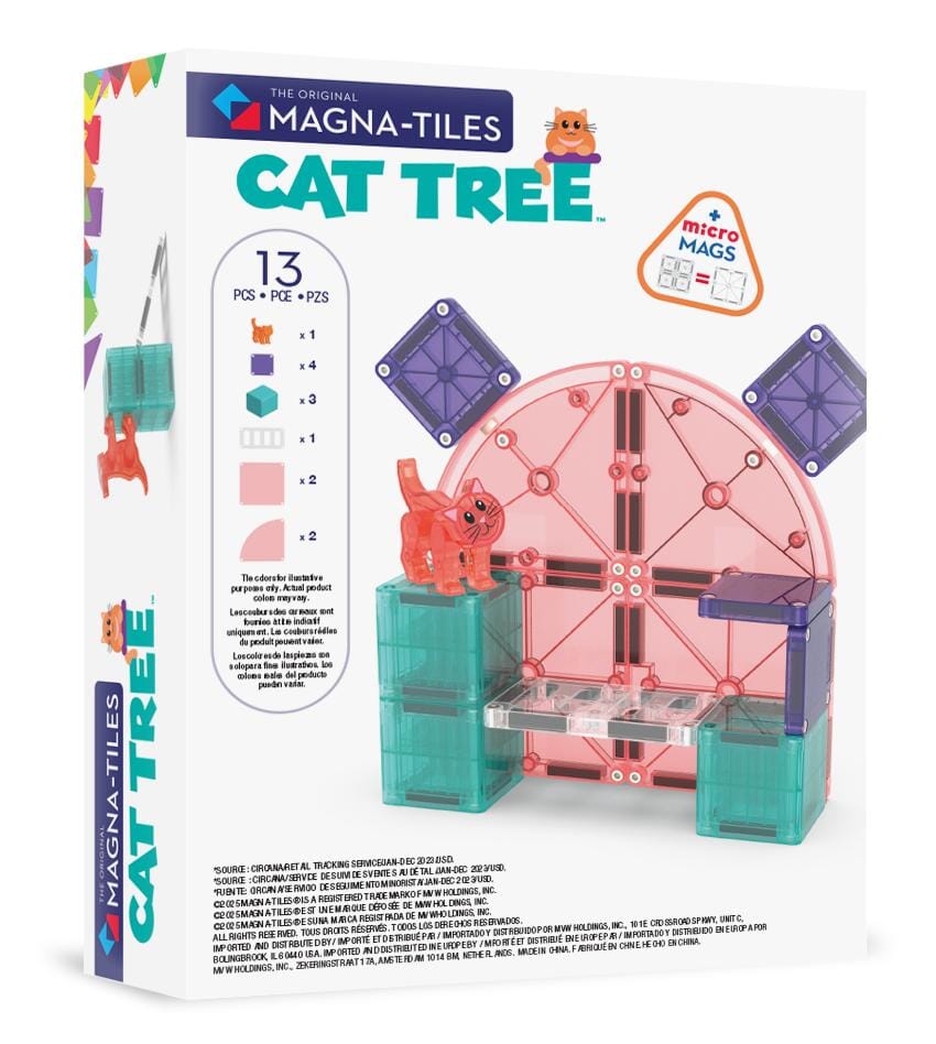 Ensemble d'arbre à chat - 13 pièces - Magna-Tiles