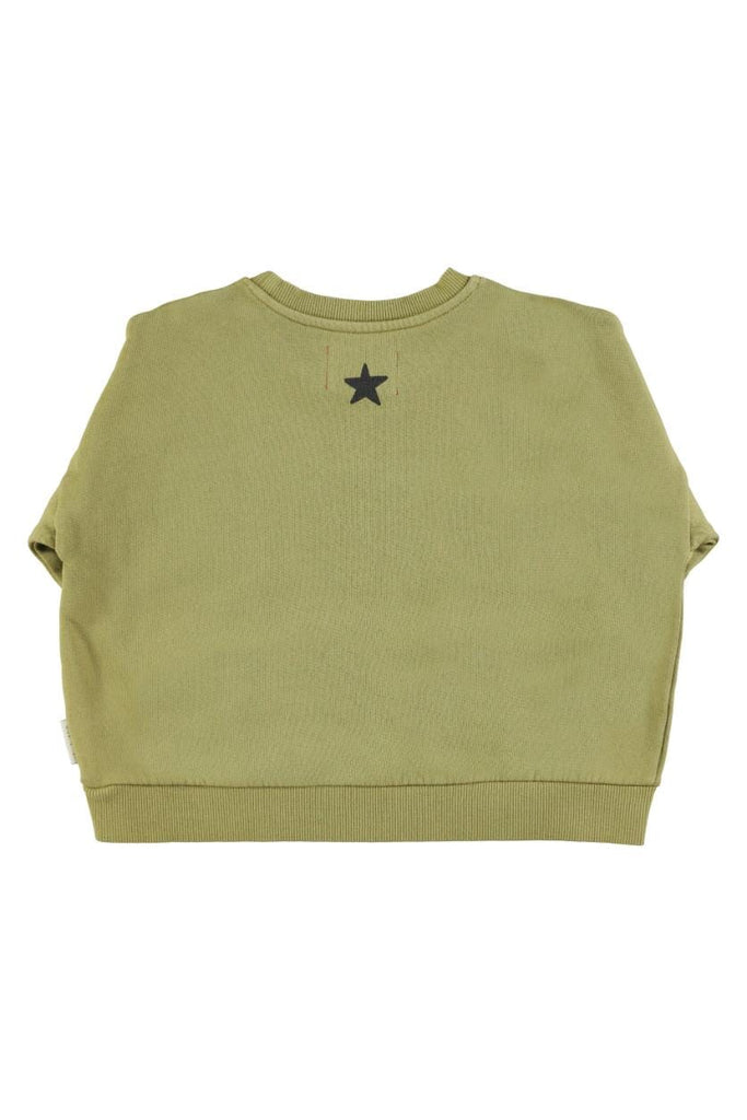 Sweater - Olive Tiger