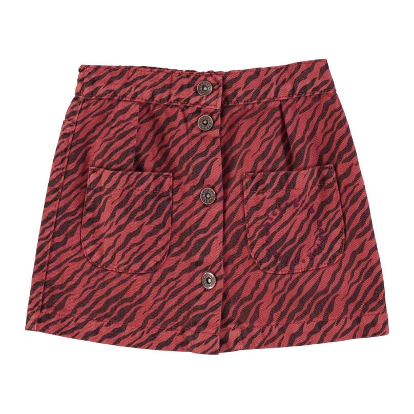 Rokje - Bordeaux Zebraprint