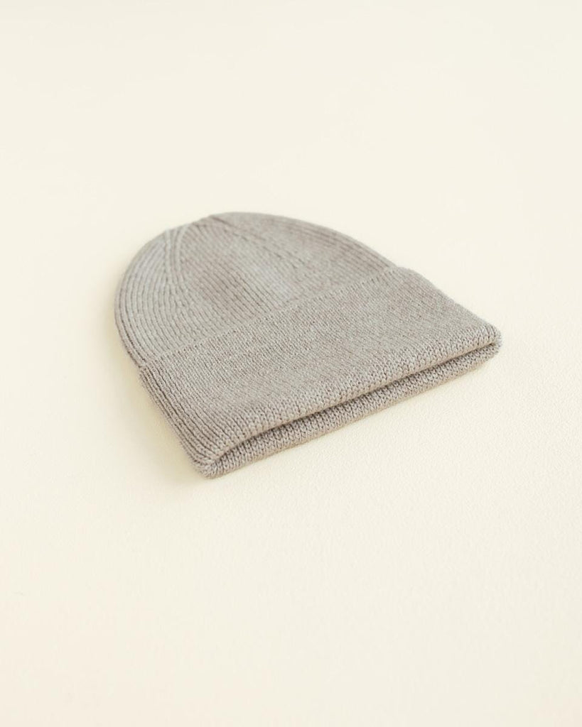 Beanie Fonzie Newborn - Pebble