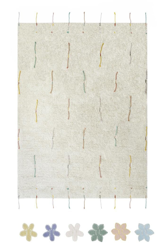 Wasbaar speeltapijt Wildflower