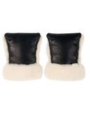 Buggywanten Sheepskin Buggy Mittens - Coated Noir Milk