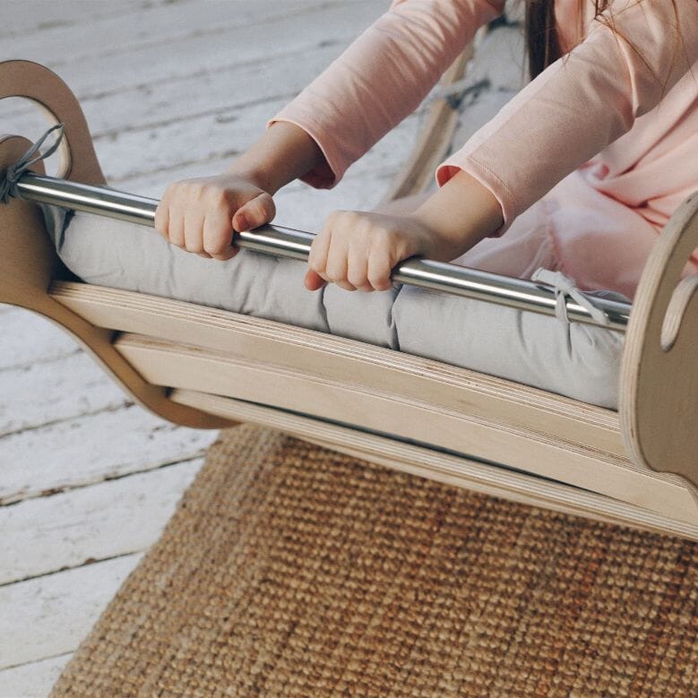 Coussin Original Waldorf rocker - Gris - Katehaa