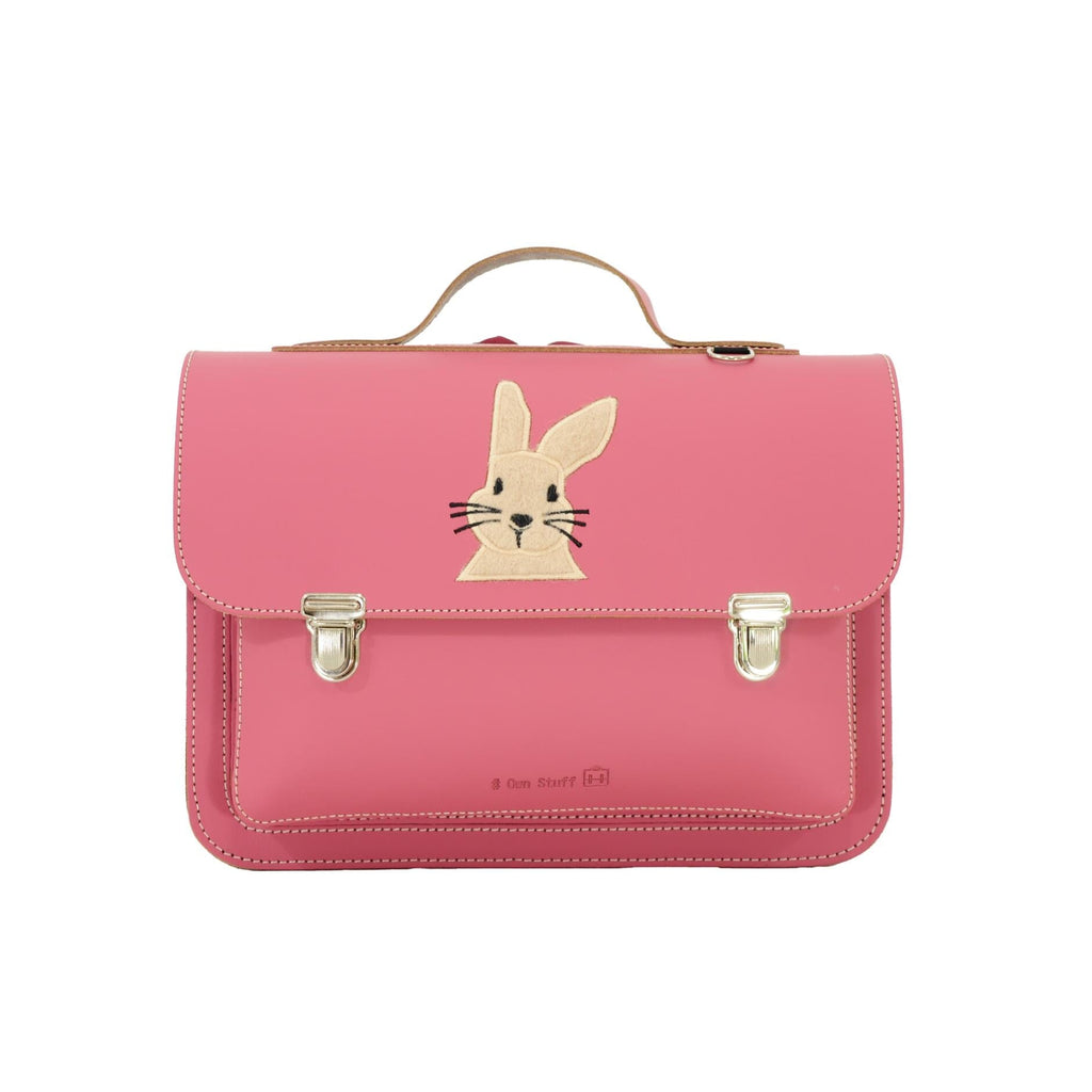 Lederen kleutertas - Rabbit Antique pink