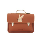 Lederen kleutertas - Rabbit Chestnut