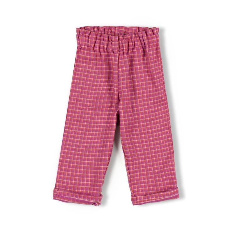 Ril Pants - Chili Checkered