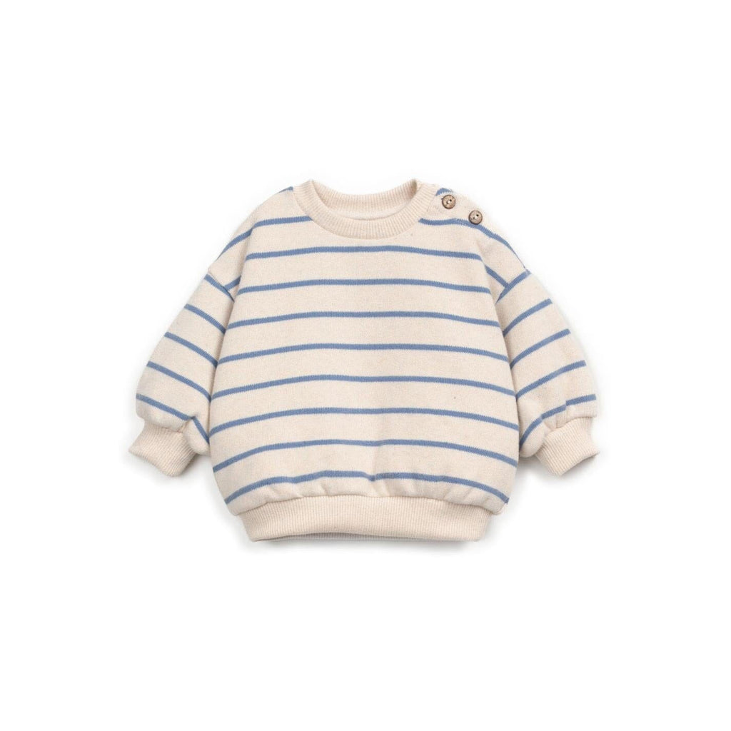 Gestreepte jersey sweater - Watercolor