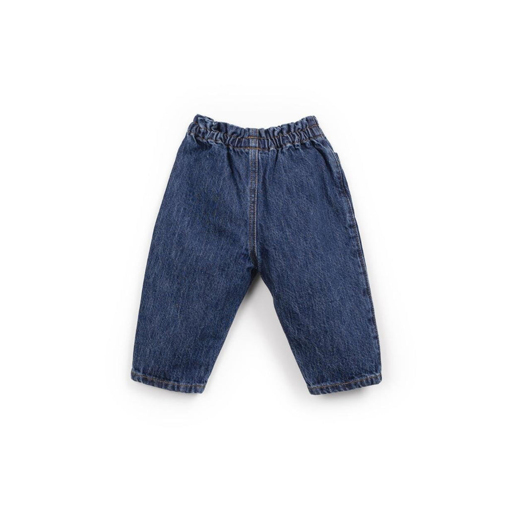 Jeansbroek met zakken - Denim