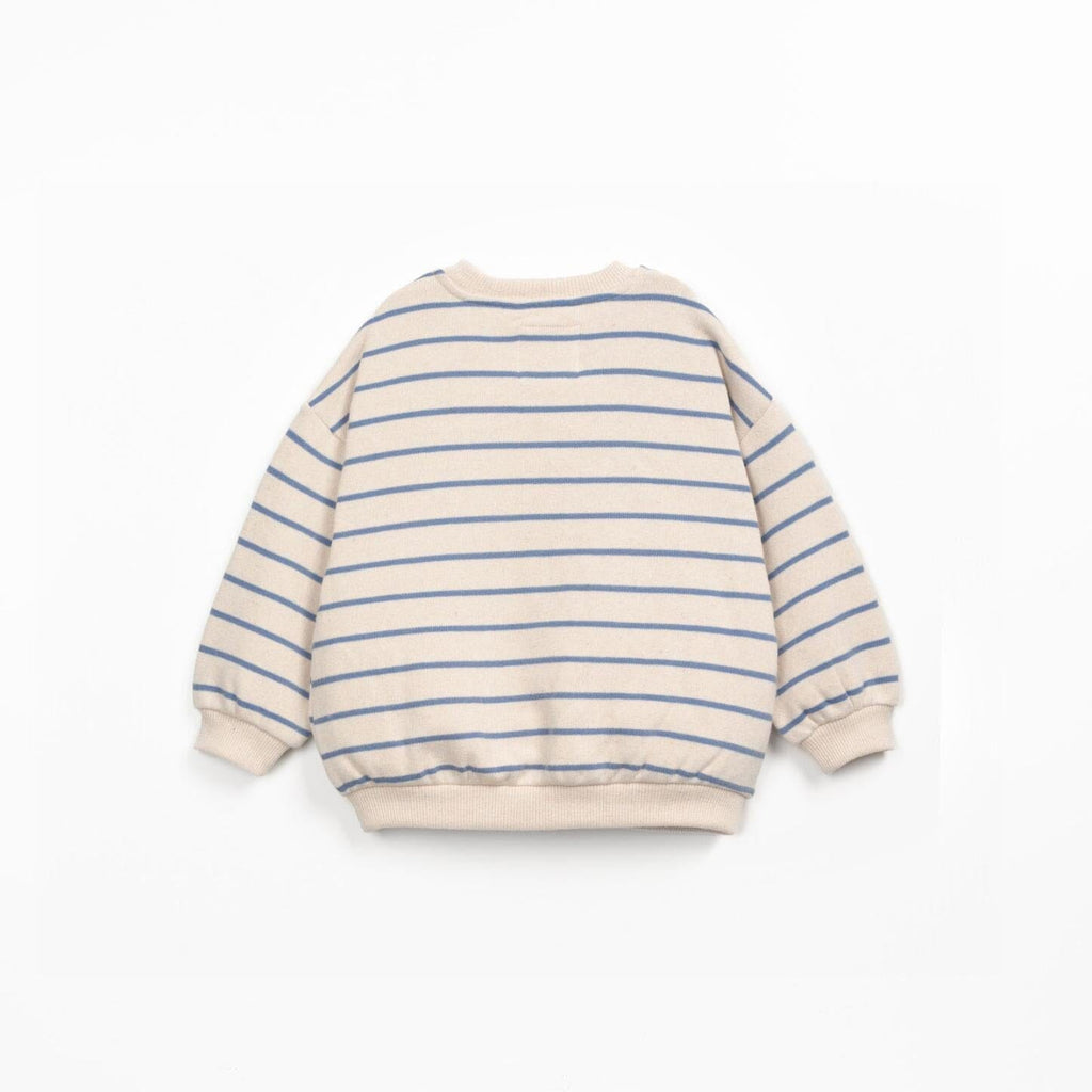Gestreepte jersey sweater - Watercolor