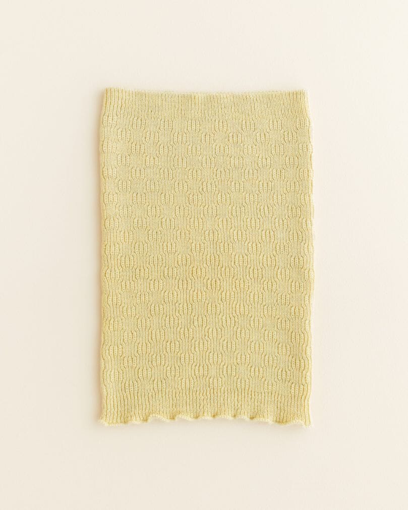 Foulard tube Gigi - Jaune clair - Hvid
