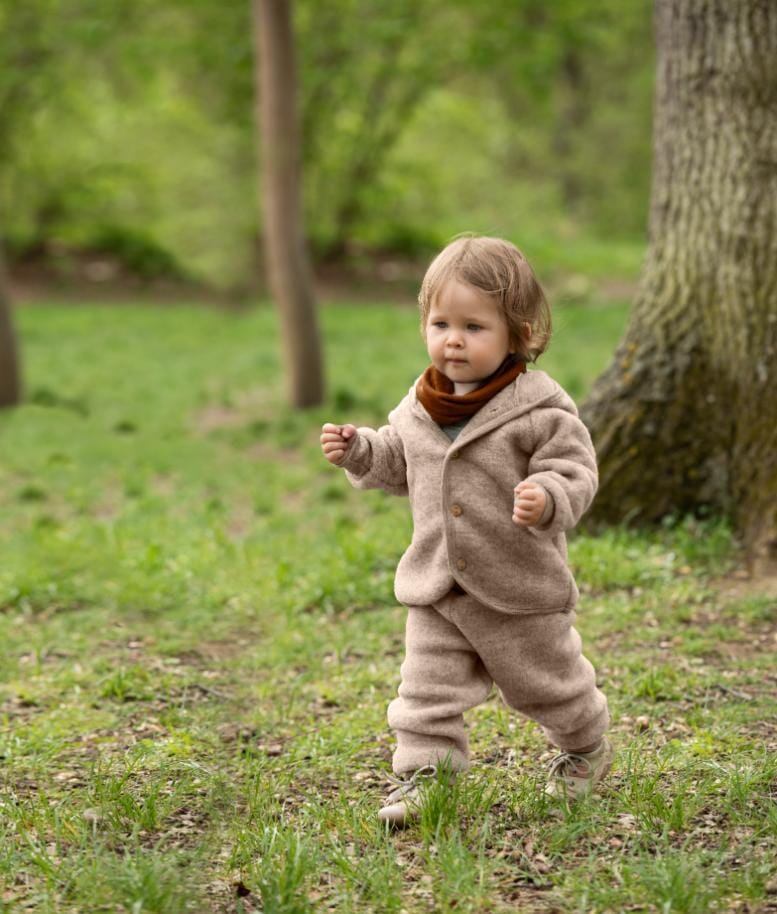 Manteau en laine - Sable mélange - Engel Natur
