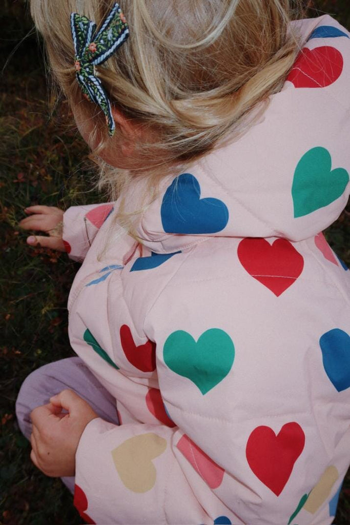 Nuka jas - Coeur rose coloré