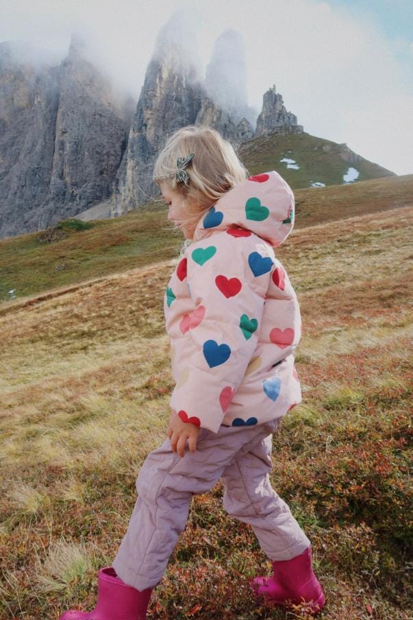 Nuka jas - Coeur rose coloré