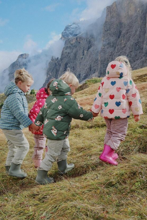 Nuka jas - Coeur rose coloré