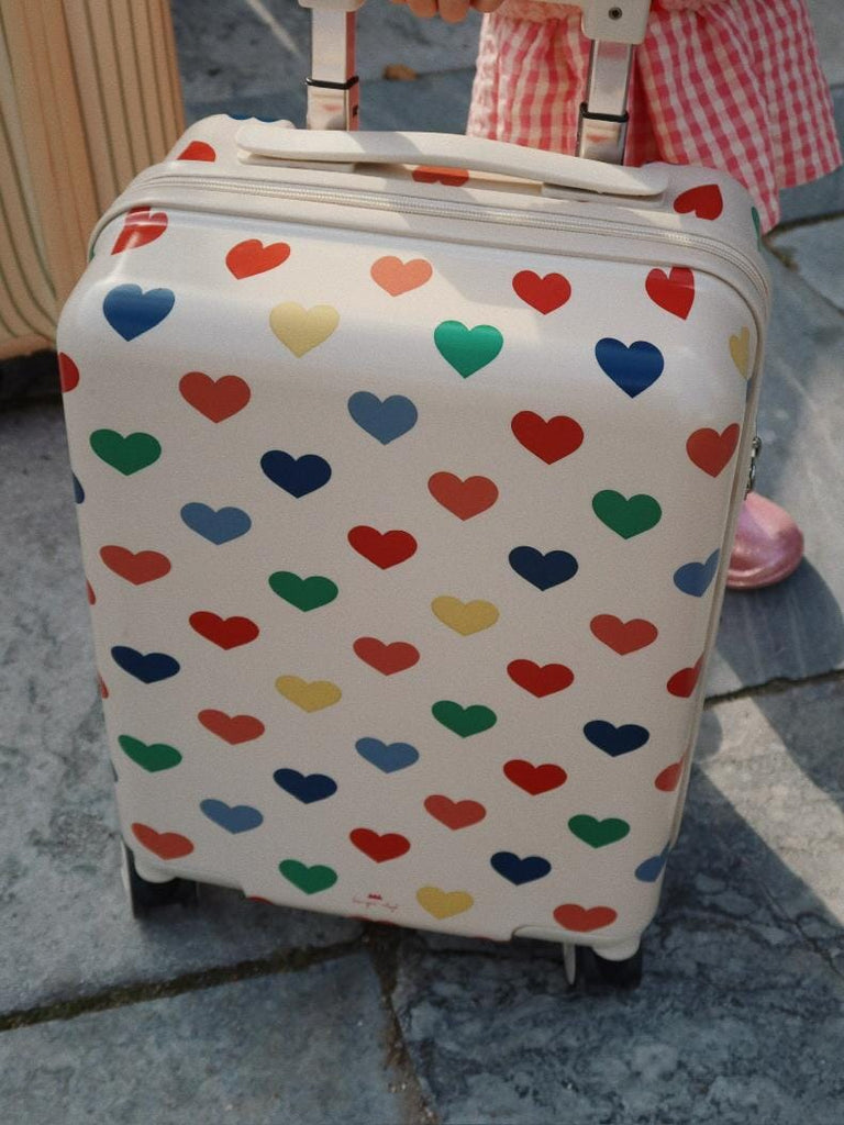 Travel suitcase - Bon coeur coloré