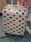 Travel suitcase - Bon coeur coloré