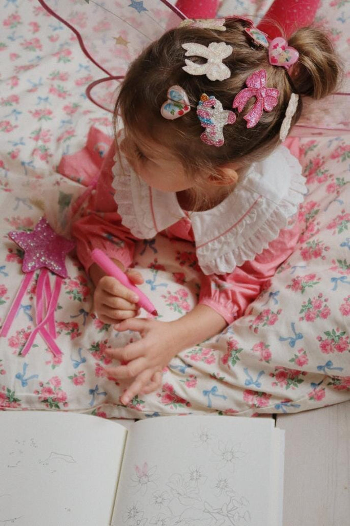 Haarspeldjes met parels 2-pack - Unicorn