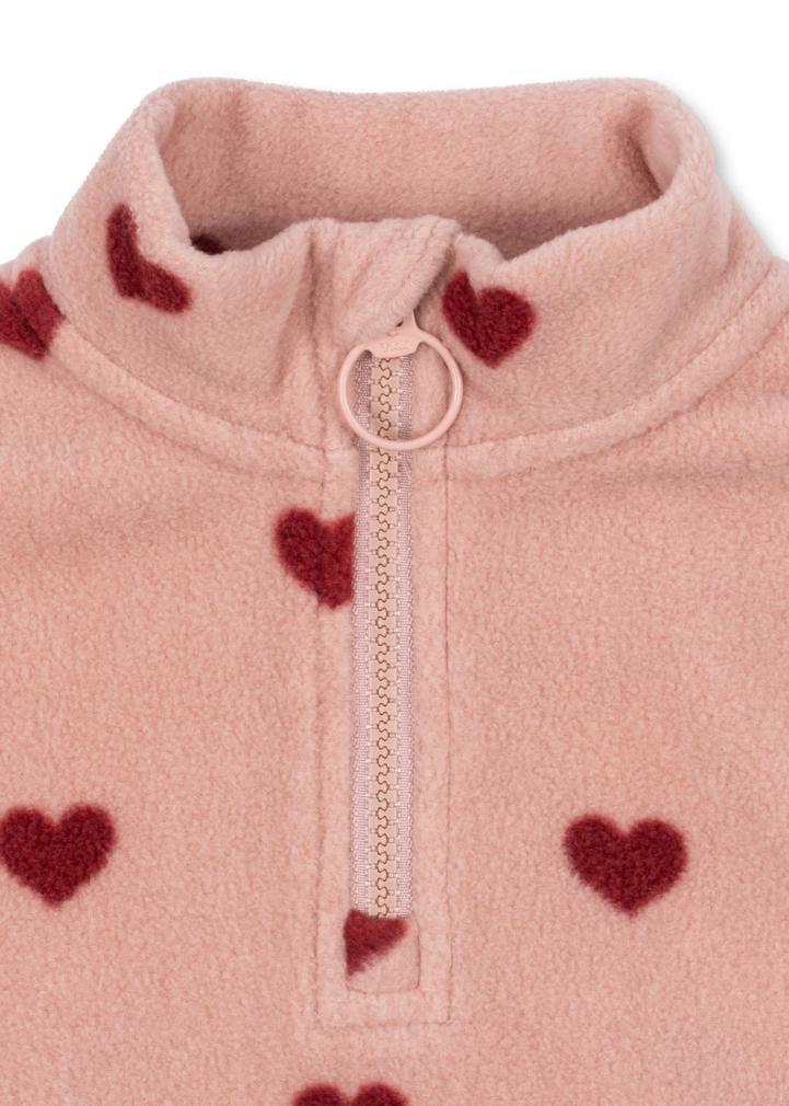Tavi fleece sweatshirt - Coeur mellow