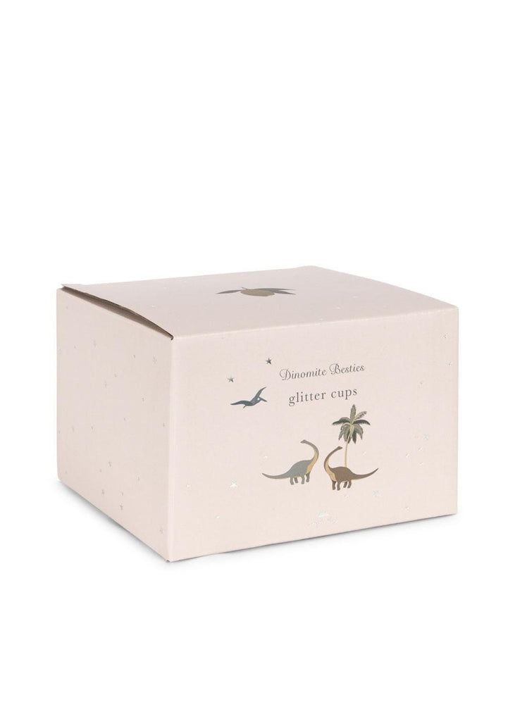 Glitterbekers 4-pack - Blue mix