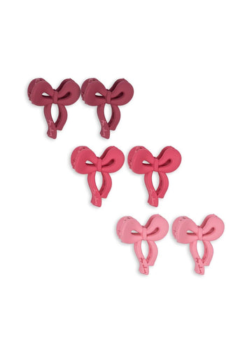 Haarspeldjes Bow 6-pack - Pink mix