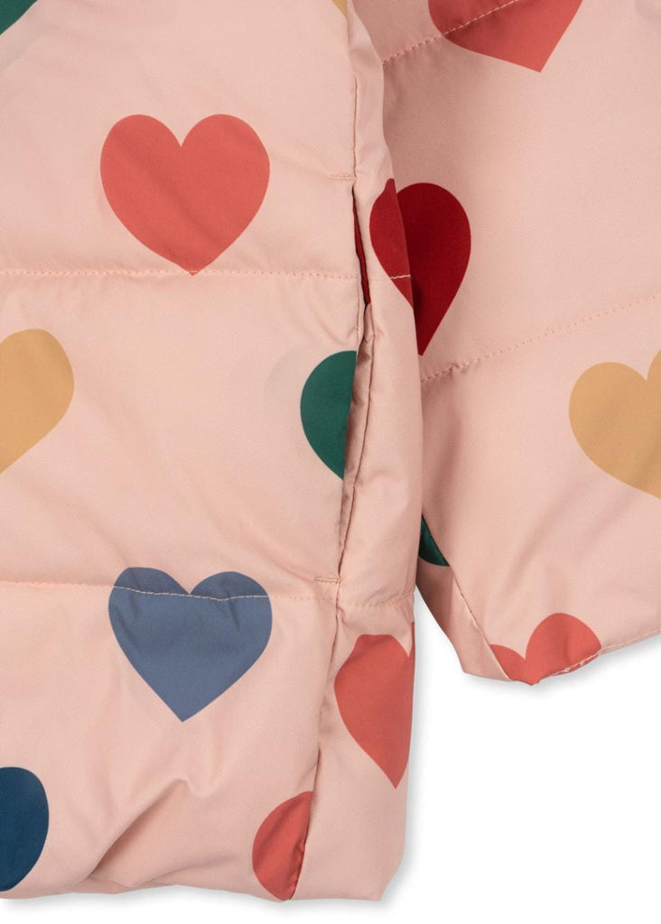 Nuka jas - Coeur rose coloré