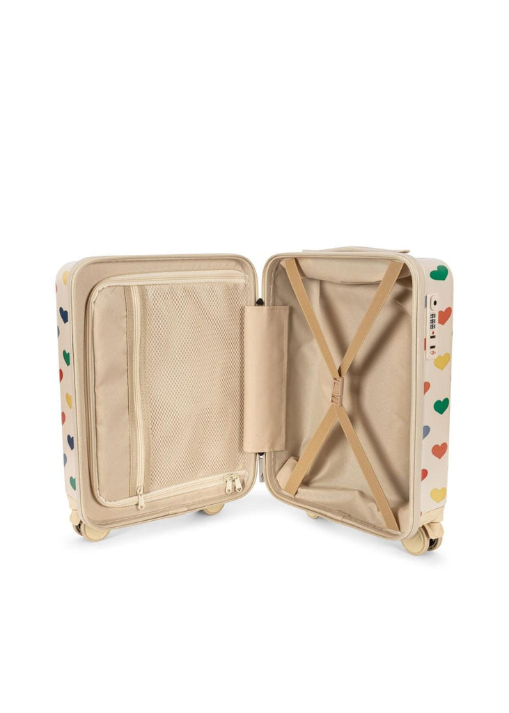 Travel suitcase - Bon coeur coloré