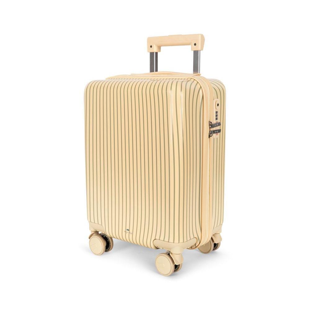 Travel suitcase - Tea stripe