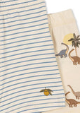 Boxershorts 2-pack - Kubi/Stripe bluie