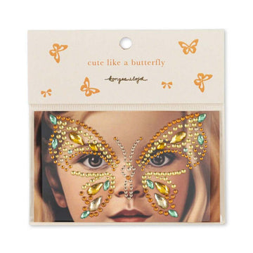 Vlinder gezichtsjuwelen - Lemonade
