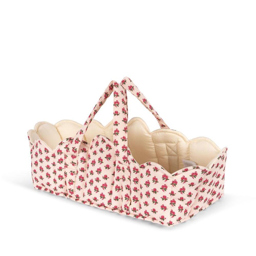 Poppendraagmand - Rosie rose