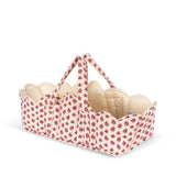 Poppendraagmand - Rosie rose