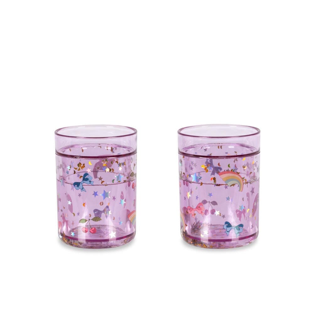 Glitterbekers - Rainbow twinkle