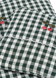 Poppenbeddengoed - Green check