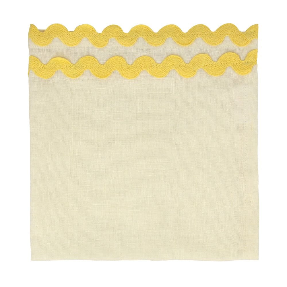 Serviettes avec bordure colorée - Meri Meri