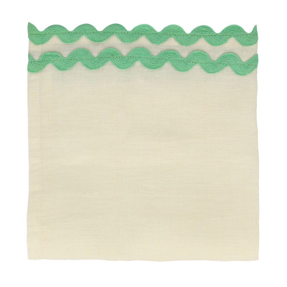 Serviettes avec bordure colorée - Meri Meri