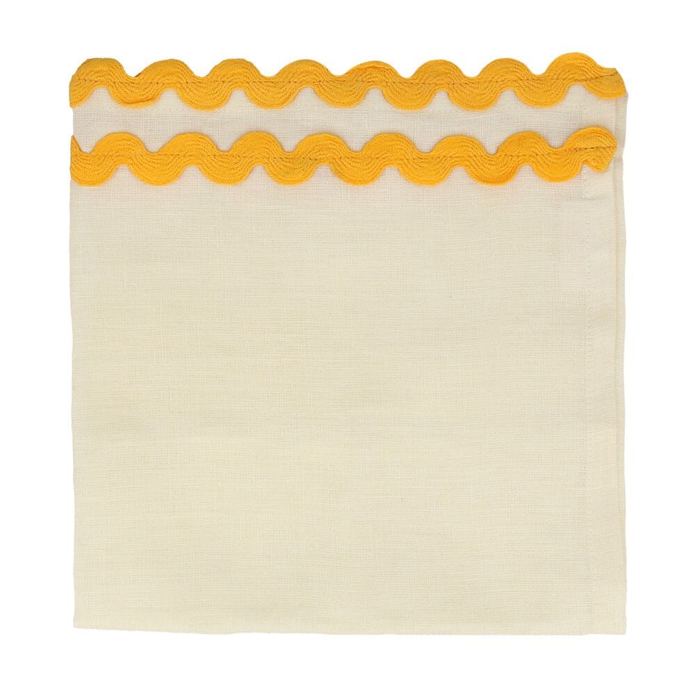 Serviettes avec bordure colorée - Meri Meri