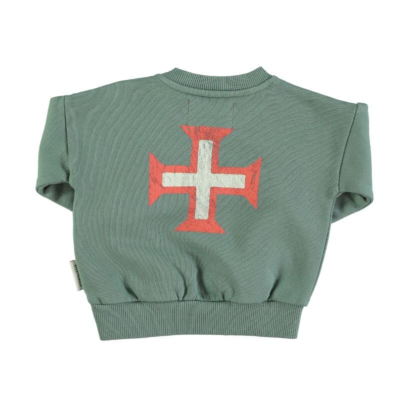Baby sweater Red Cross - groen