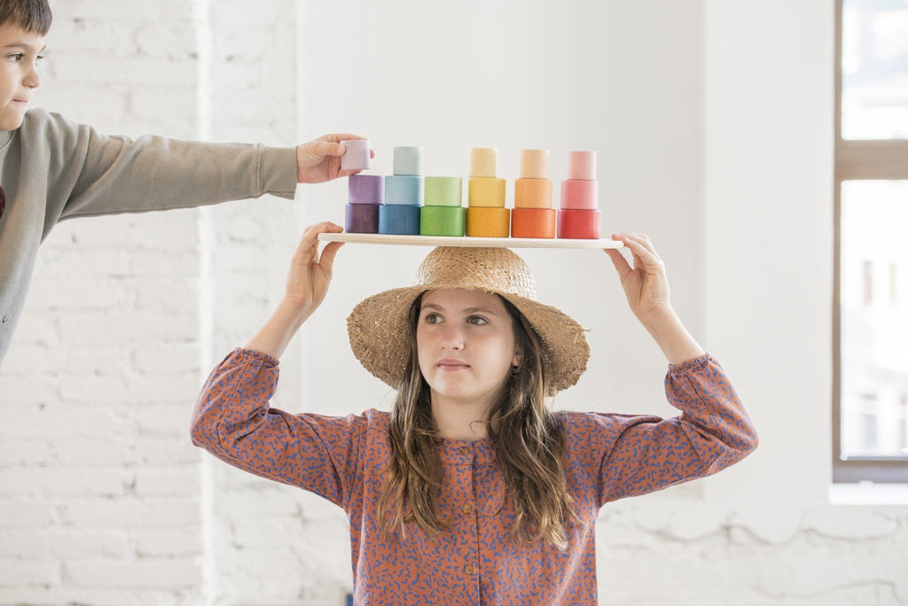 Houten nest kommetjes - Grapat