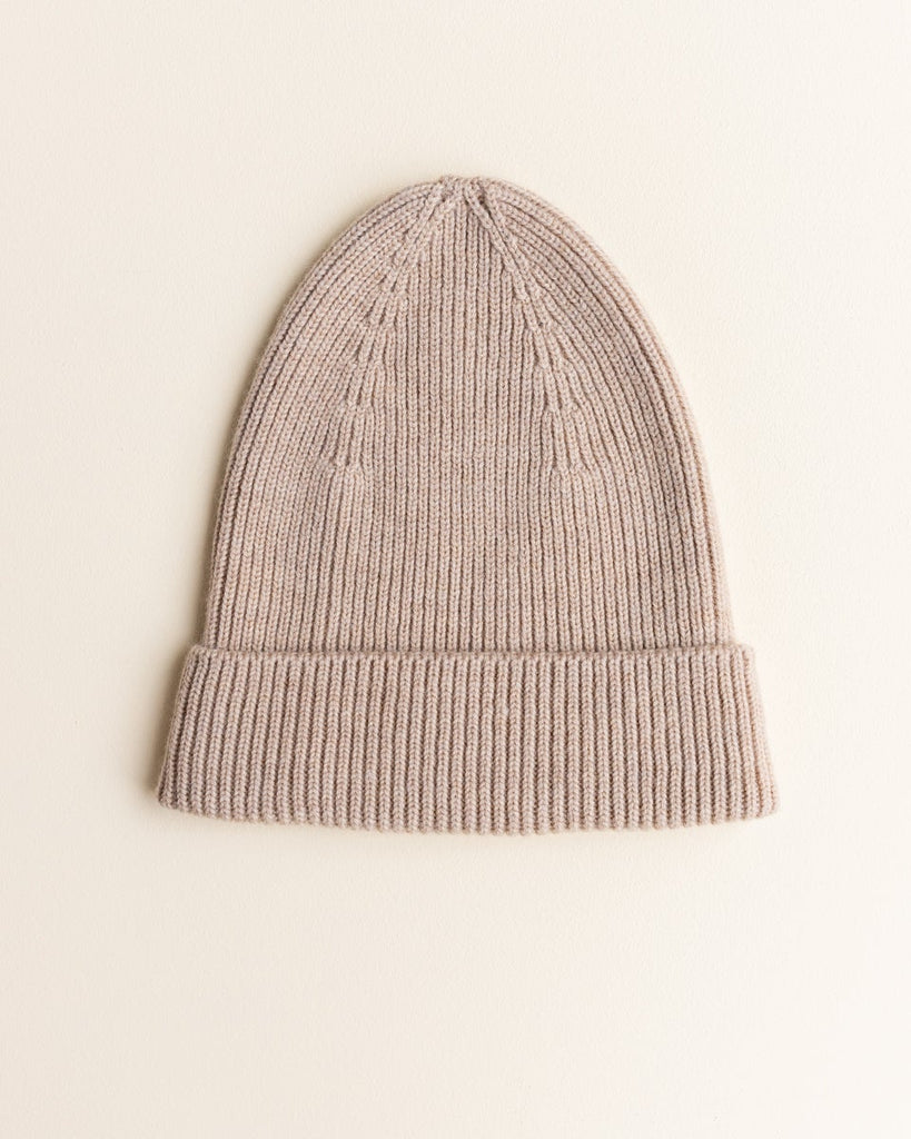 Adult beanie Fonzie - Sand - Hvid