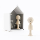 Houten magneetfiguurtje - DIY Boys - Clicques