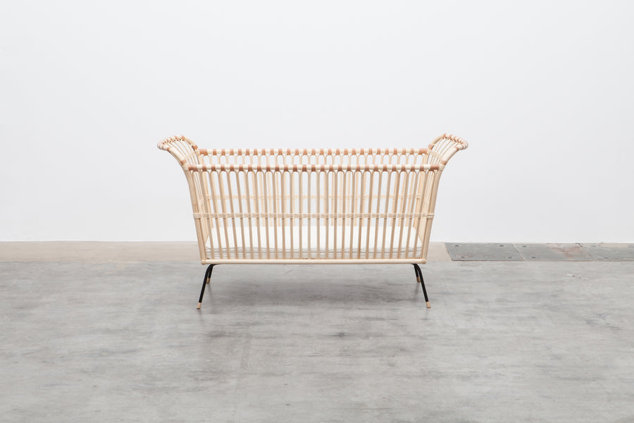 Lit Frederick fait main - Y compris l'éco-matelas 120x60cm - Bermbach