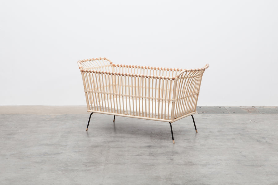 Lit Frederick fait main - Y compris l'éco-matelas 120x60cm - Bermbach