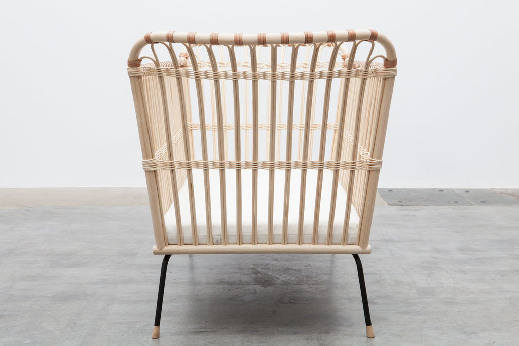 Lit Frederick fait main - Y compris l'éco-matelas 120x60cm - Bermbach