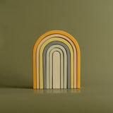 Min Min Copenhagen - Grote regenboog hout - Pastel